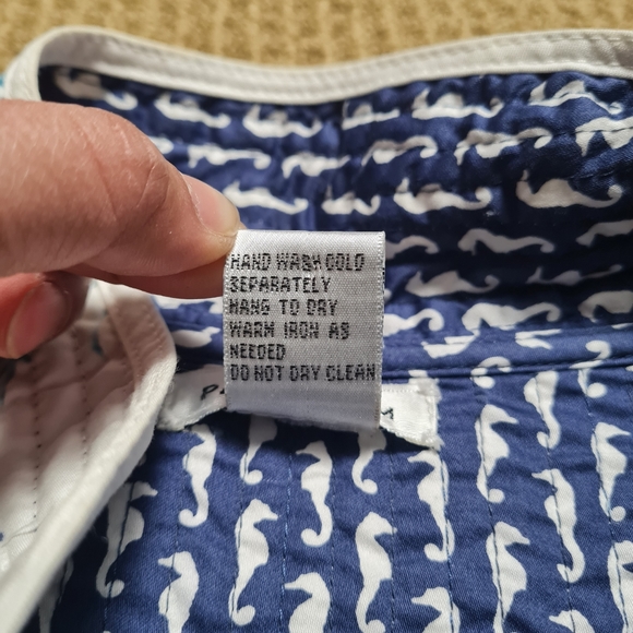 Patty Kim Quilt Jacket Long sleeve Starfish Print Button Front Size S - Picture 11 of 16